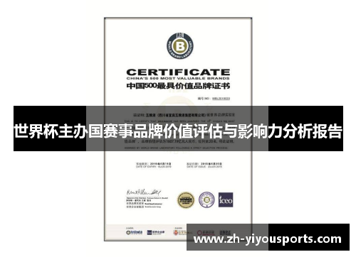 世界杯主办国赛事品牌价值评估与影响力分析报告 世界杯主办国赛事品牌价值评估与影响力分析报告