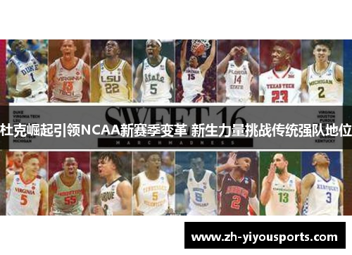 杜克崛起引领NCAA新赛季变革 新生力量挑战传统强队地位 杜克崛起引领NCAA新赛季变革 新生力量挑战传统强队地位